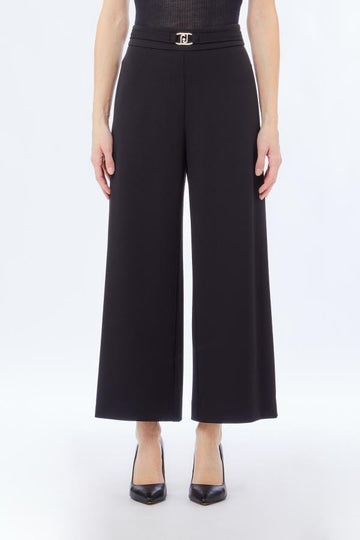 pantalone flare cropped MF5260J1930 22222 LIU JO WHITE 