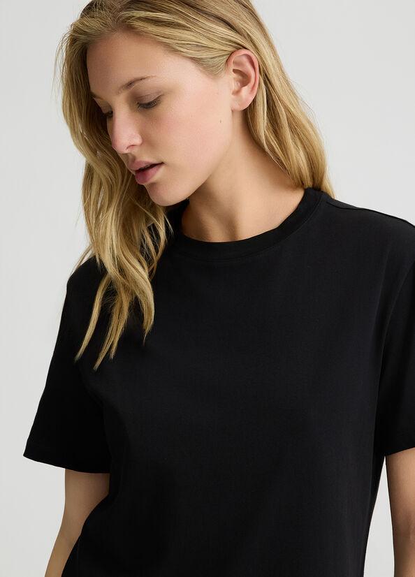 t-shirt basic con patch CA5392J6308 22222 liU JO 