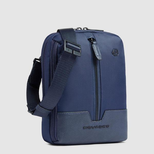 borsello in tessuto e pelle CA3084W138 BLU PIQUADRO 