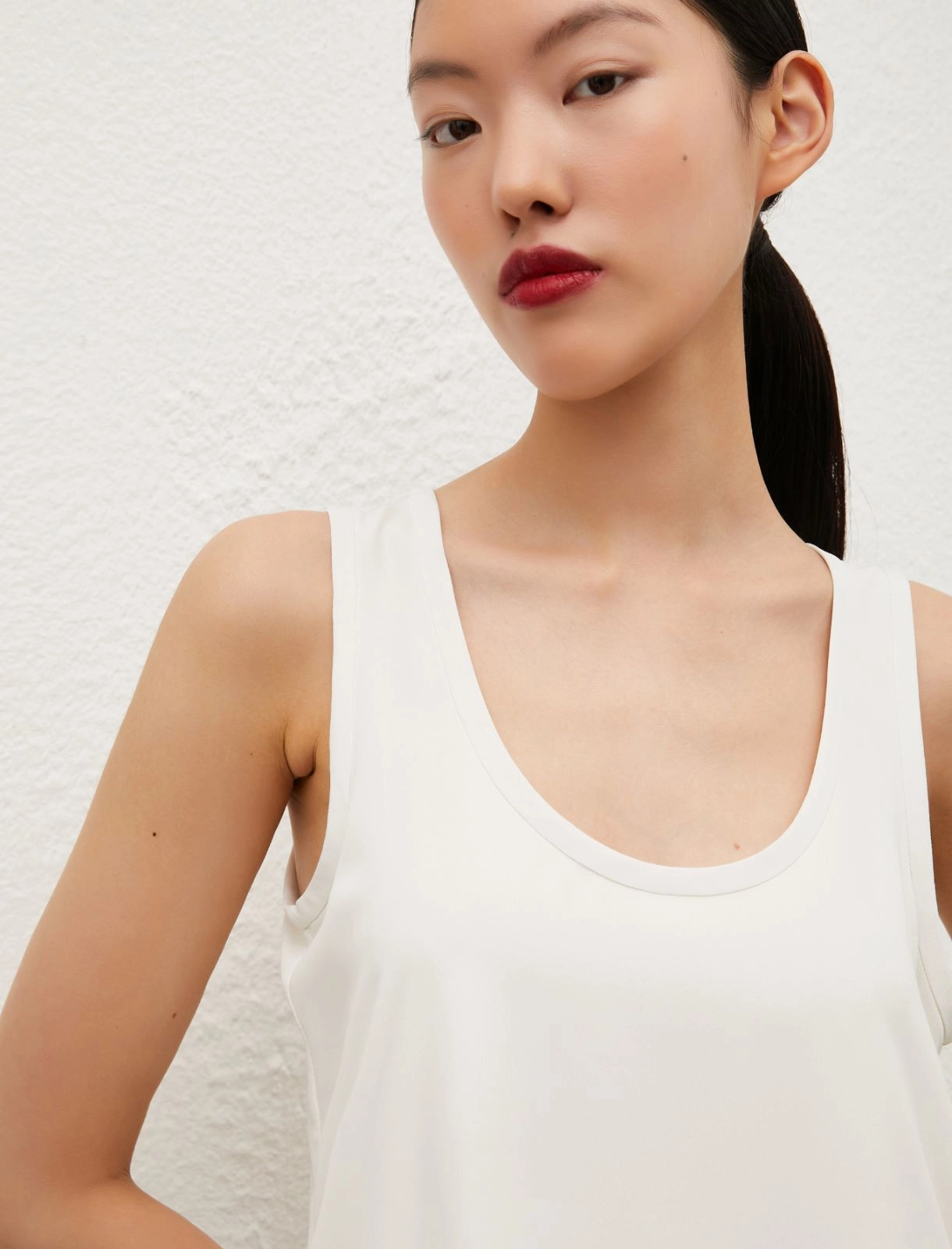 top in georgette CIGNO 001 MARella 