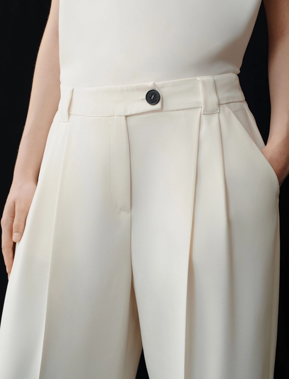 pantalone in envers satin OLINTO 001 MARella 