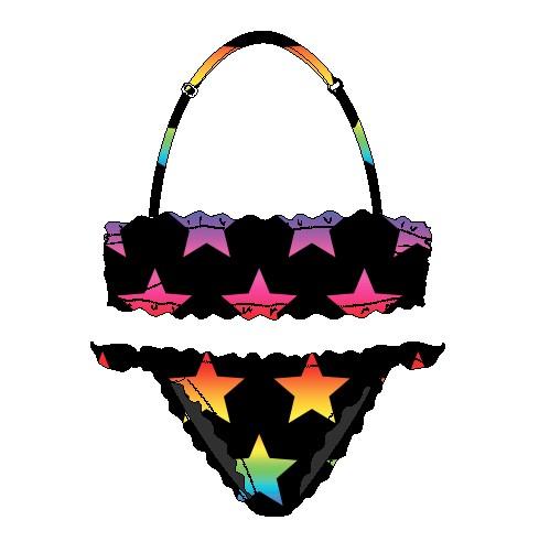 costume con stampa fluo EMY RNSC00 MC2 SAINT BARTH 