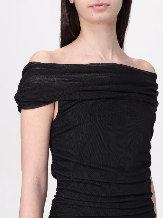abito in jersey stretch H.V3586SA.4242 NERO HANITA 