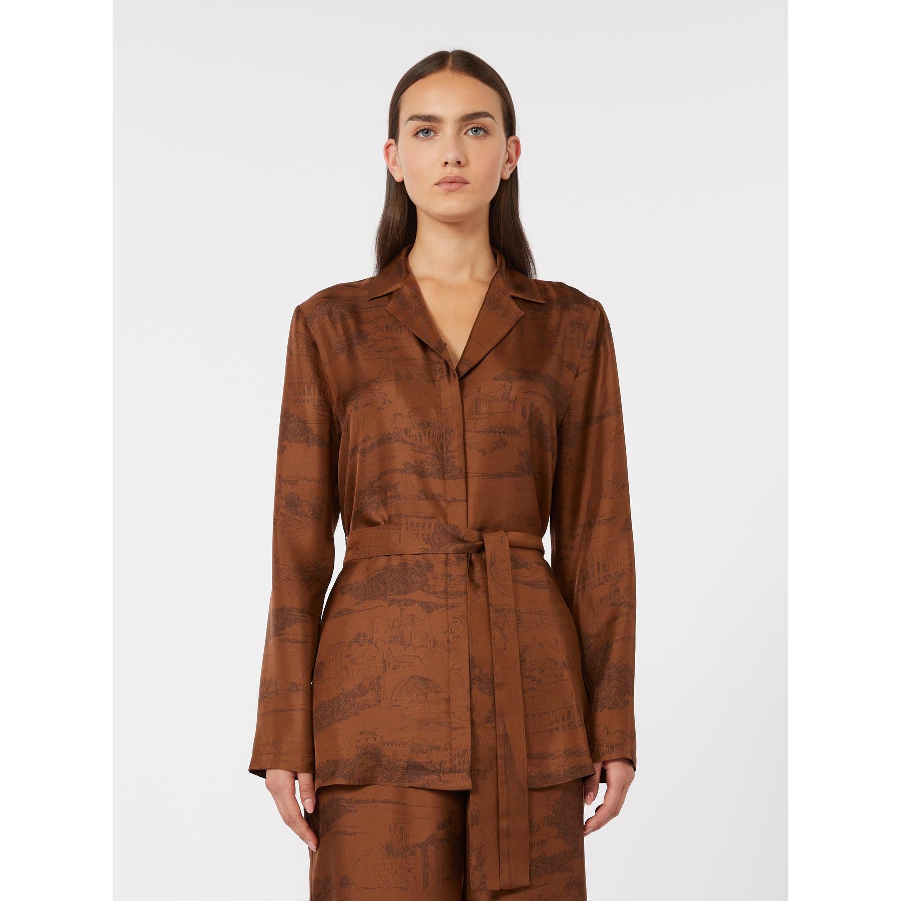 giacca in seta stampata MSTABITURO 004 MAXMARA STUDIO 