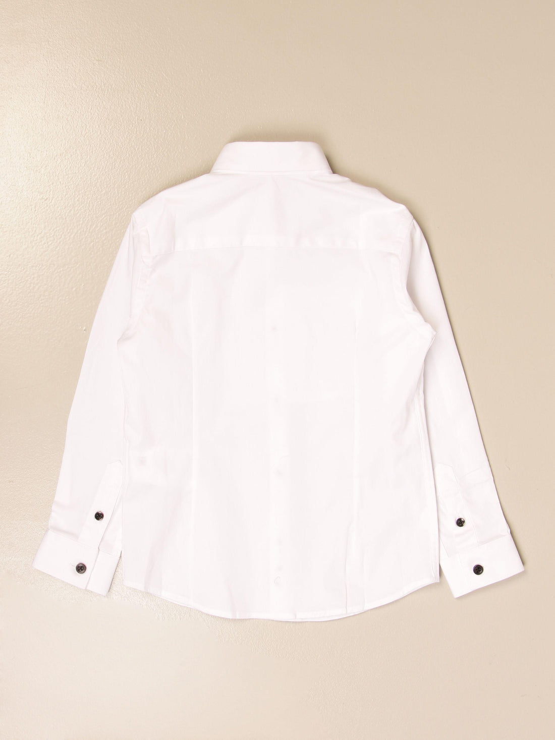 CAMICIA CON MINI LOGO IN CONTRASTO MR1298 BIANCO MANUEL RITZ KIDS 