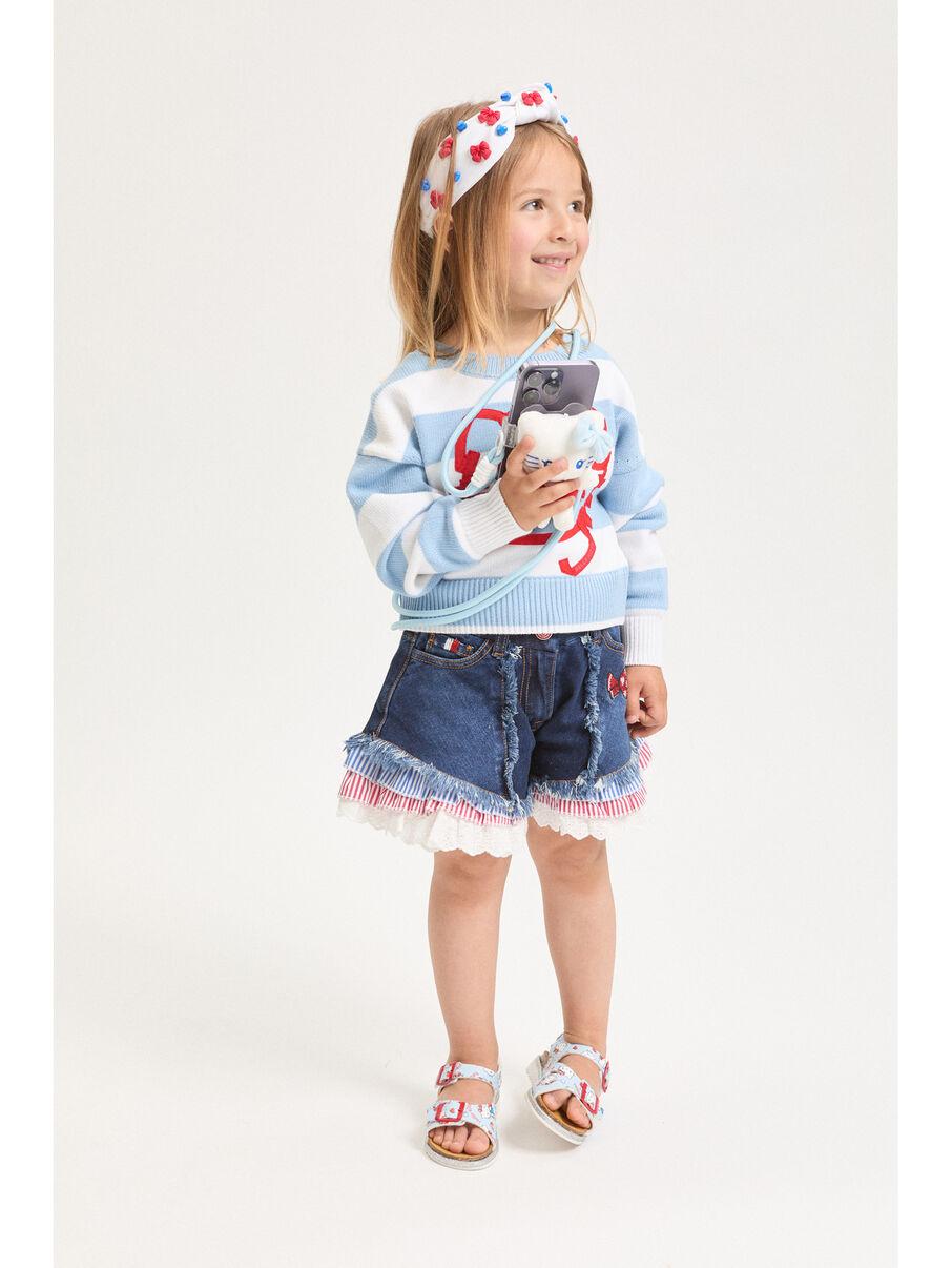 shorts in denim 19G401 7015 0055 MONNALISA 