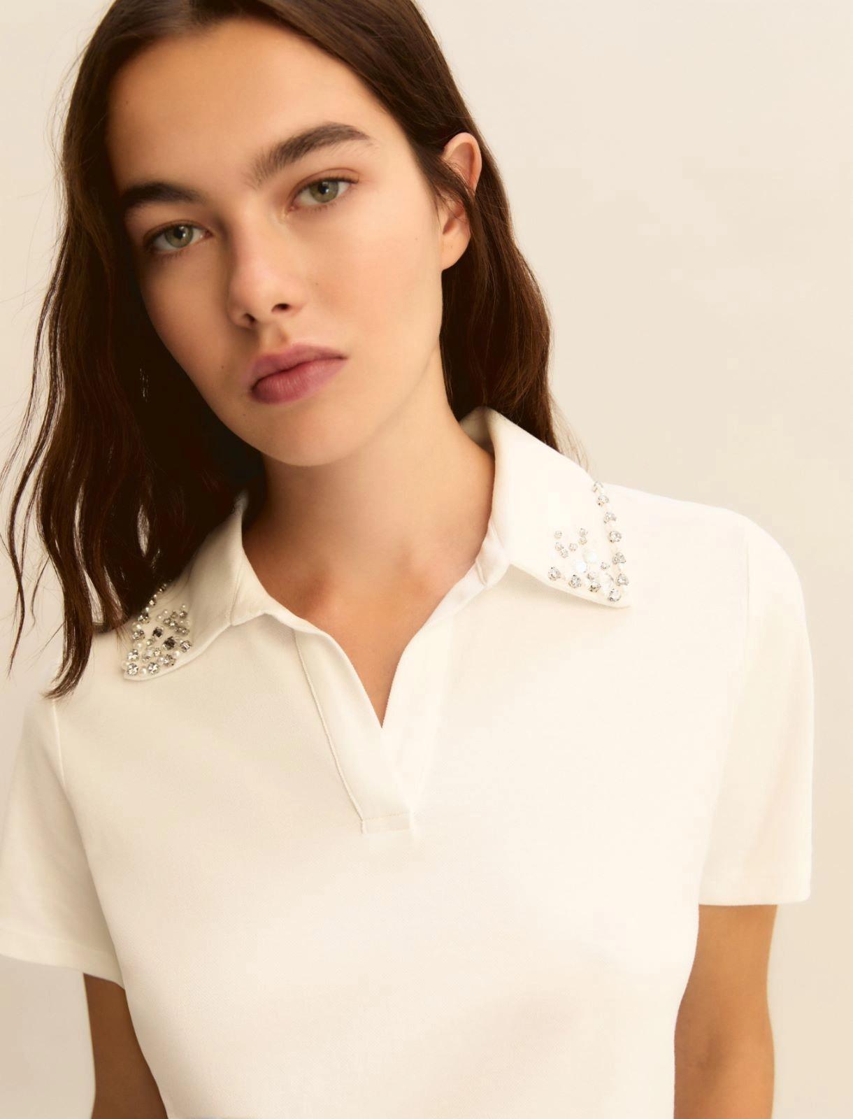 polo con perle e cristalli EMMONIRICA 001 EMME MARELLA 
