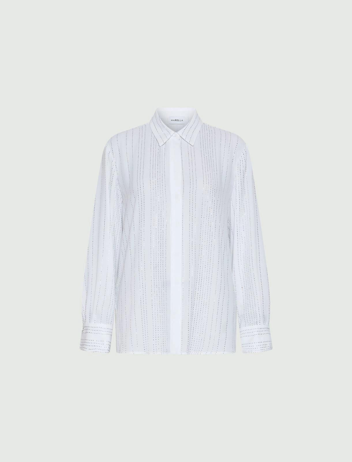 camicia in georgette con strass BE 001 MARella 