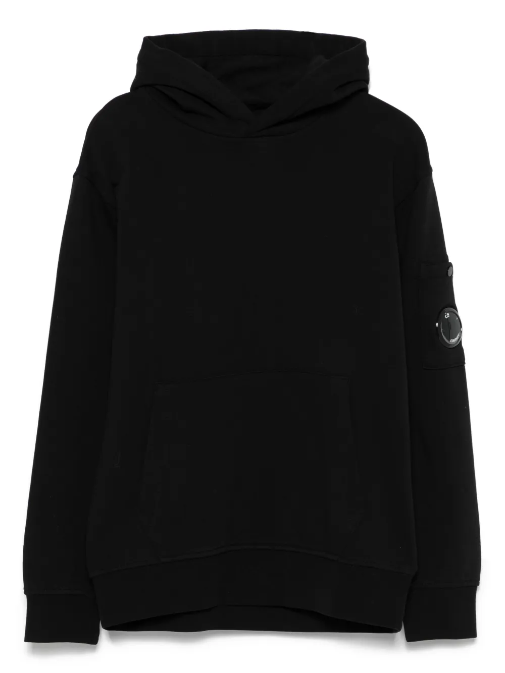 felpa con cappuccio e applicaizone CUF00YLCA69 60100 CP COMPANY KIDS 