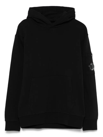 felpa con cappuccio e applicaizone CUF00YLCA69 60100 CP COMPANY KIDS 