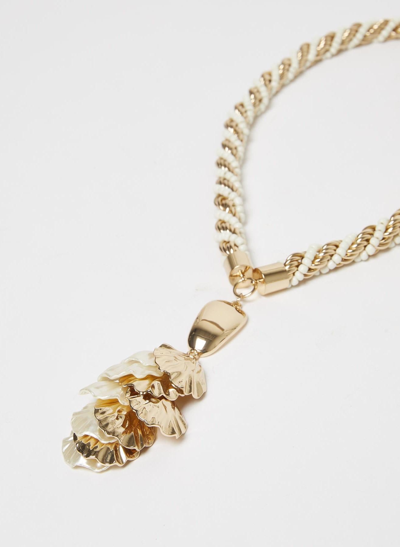 collana in catena metallica MLAONAGRO 001 MARella ACCESSORI 