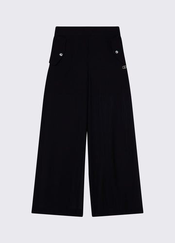 pantaloni con bottoni logati GA6081T5142 22222 LIU JO JUNIOR 