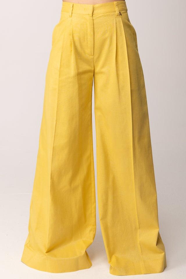 pantalone ampio in lino 261AT2073 13459 TWINSET ACTITUDE 