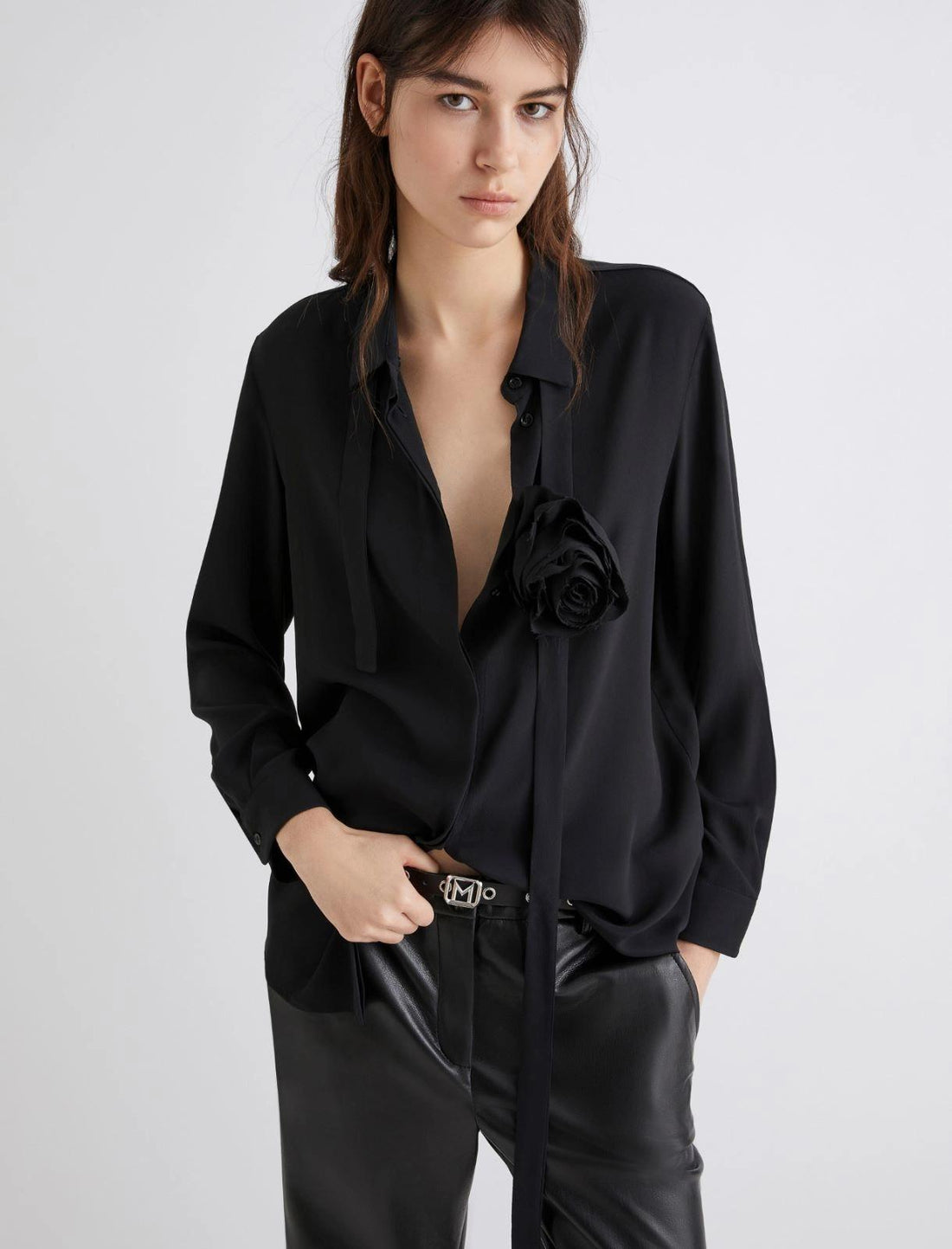camicia con rosa CABIRIA 006 MARella 