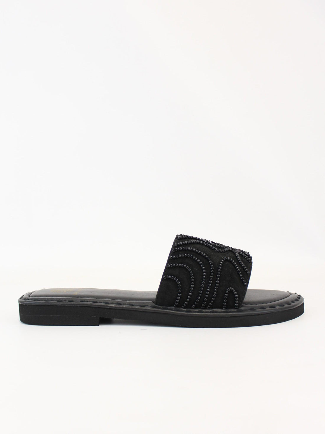 sandalo mina con perline MINA BLACK DE SIENA 