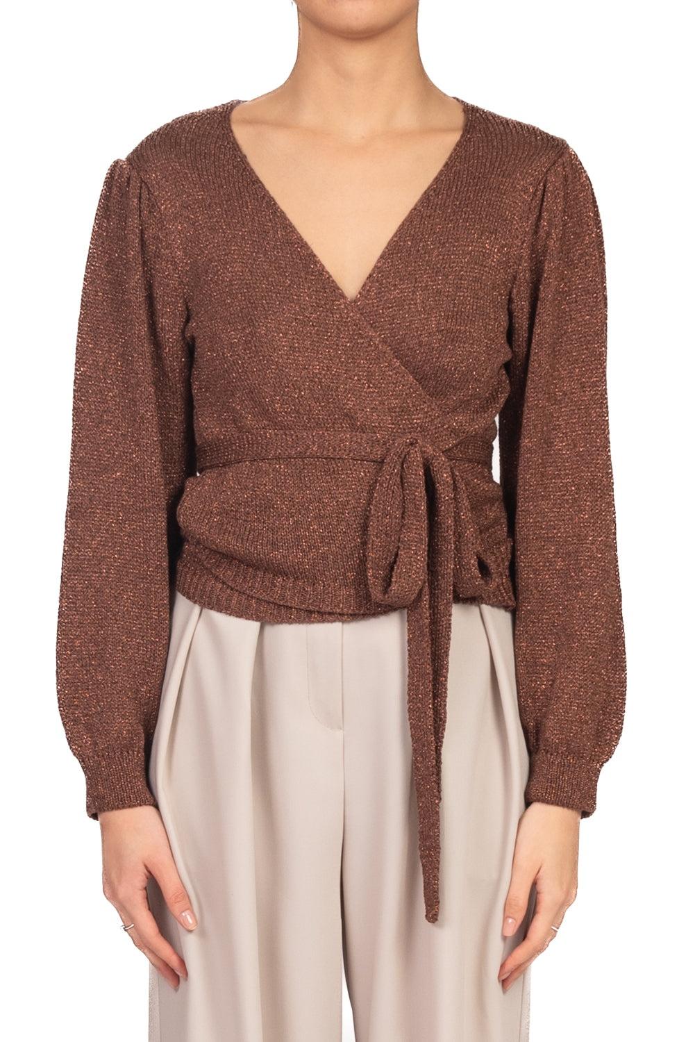 cardigan scadacuore 5AB5020 MORO VICOLO 