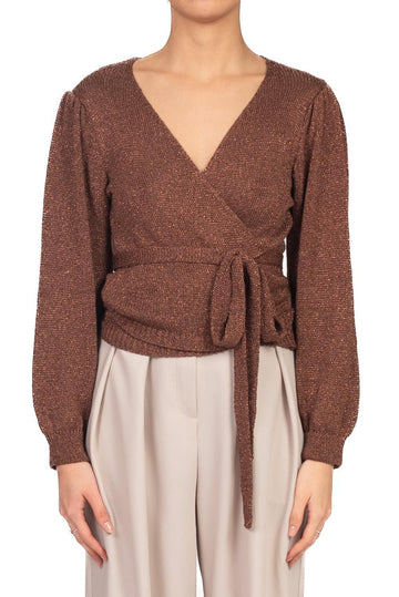 cardigan scadacuore 5AB5020 MORO VICOLO 