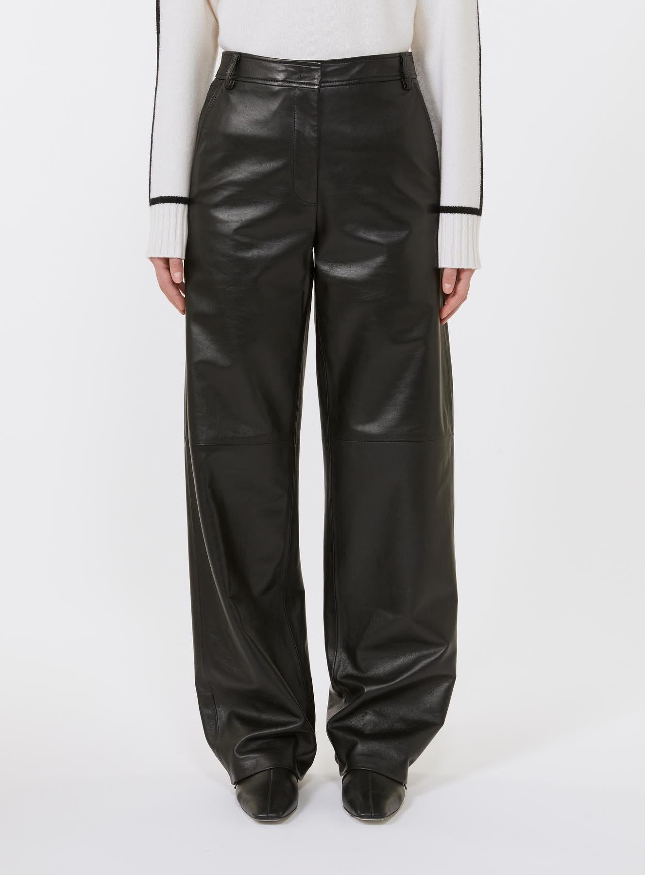 pantalone in pelle dagnello RIMMEL 001 MAXMARA STUDIO 
