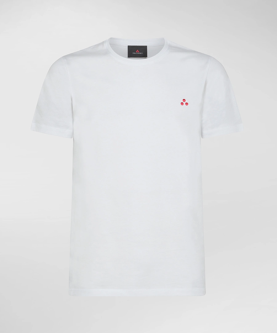 T-shirt con logo piccolo PEU4060 99012110 BIAOF PeUTEREY 
