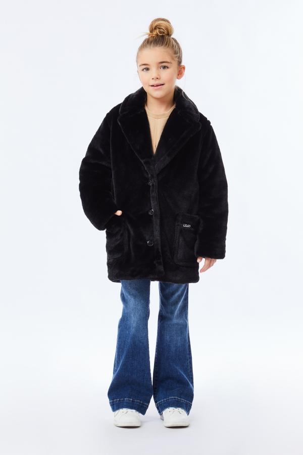 giaccone in pelliccia sintetica GF5096E1034 22222 LIU JO JUNIOR 