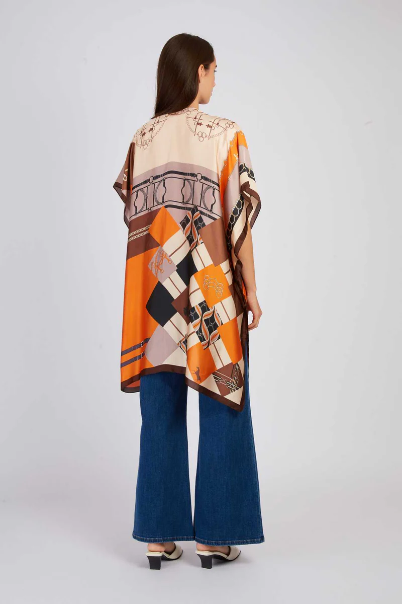 poncho over P585020 BEIGE DERHY 