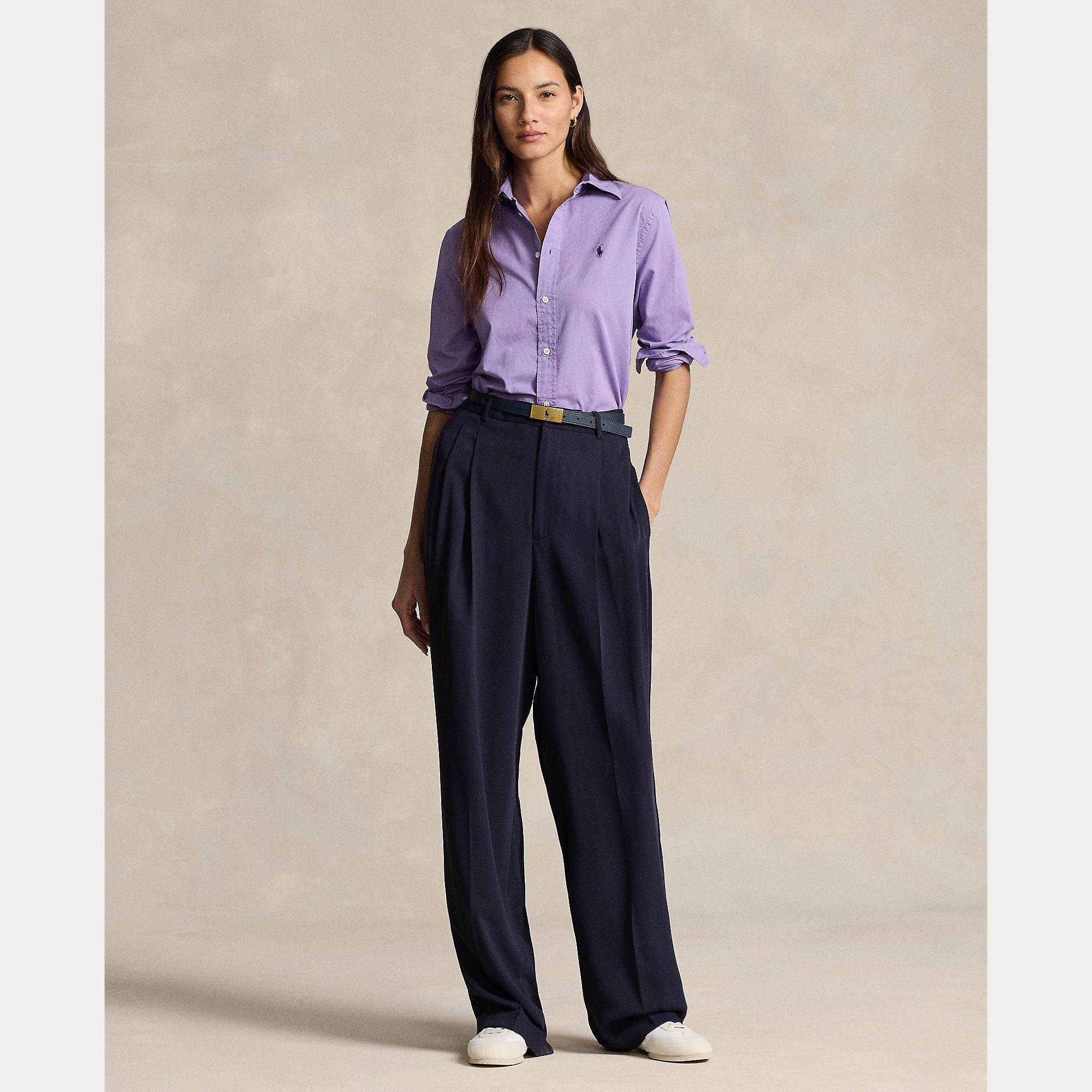 Camicia in twill di cotone con pony 211-932522 005 RALPH LAUREN POLO 