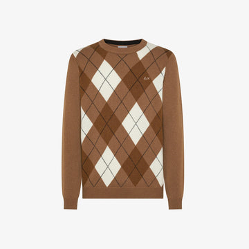 maglione a rombi K45160 1793 SUN68 