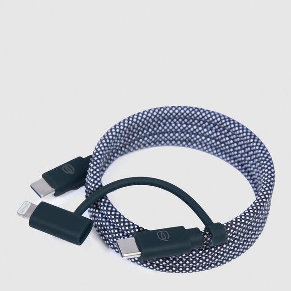 cavo di ricarica magnetico type c AC6715BM GR PIQUADRO 