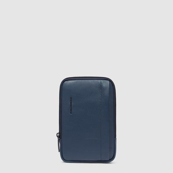 tracolla porta telefono AC6847W137R BLU PIQUADRO 