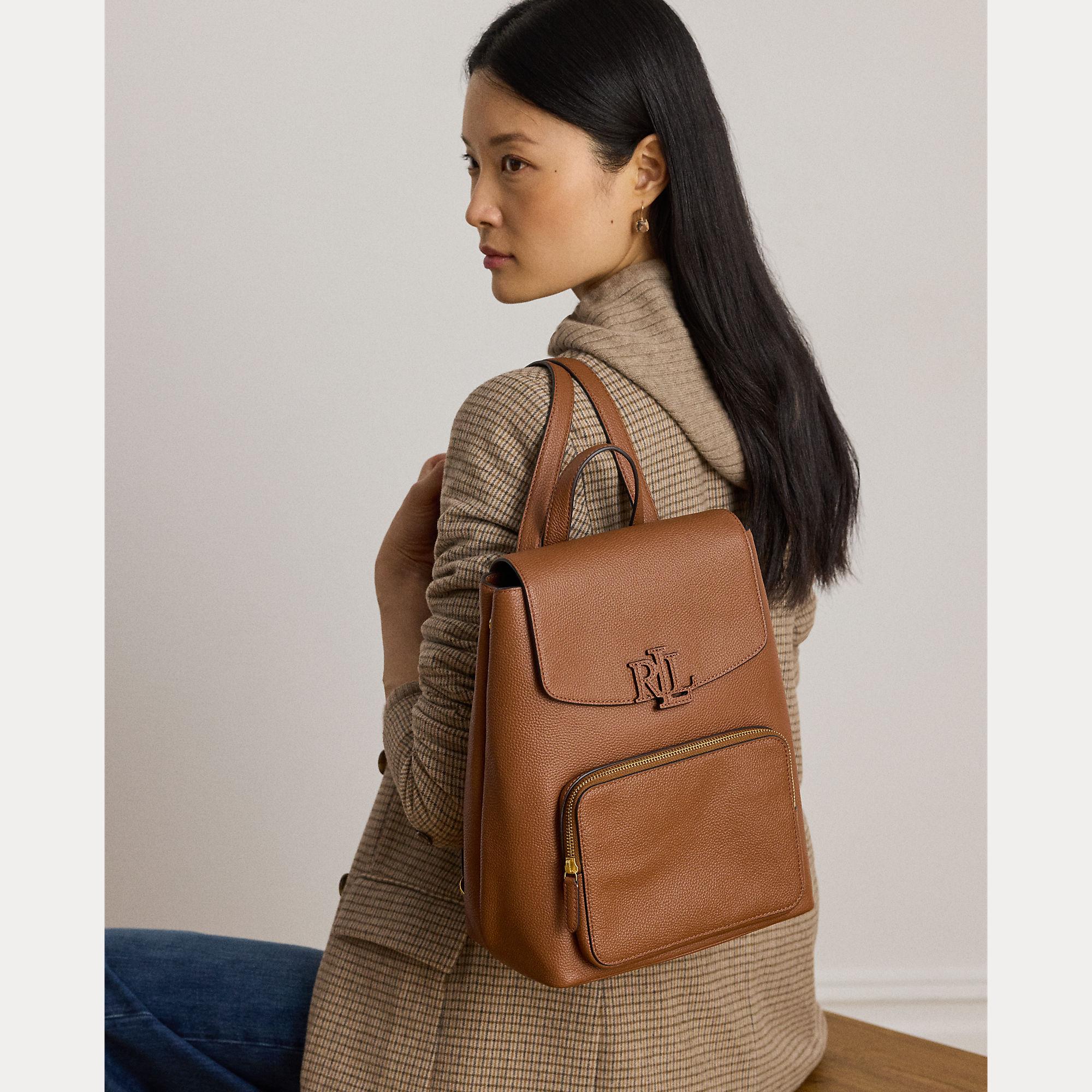 zaino cameryn in pelle 431-969355 001 LAUREN RALPH LAUREN 