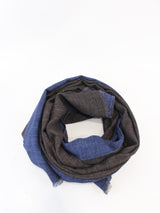 GIERRE MILANO sciarpa bicolor gierre milano Blu