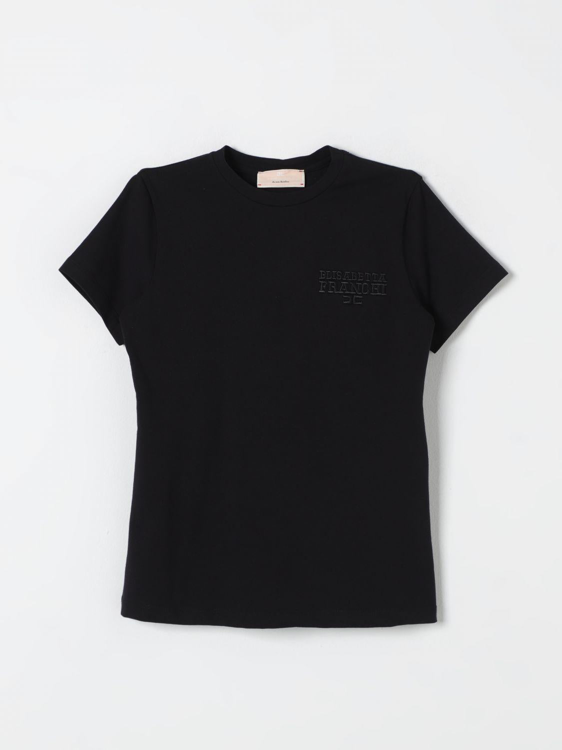 t-shirt logo petto EFTS225 JE006 N000 ELISABETTA FRANCHI 