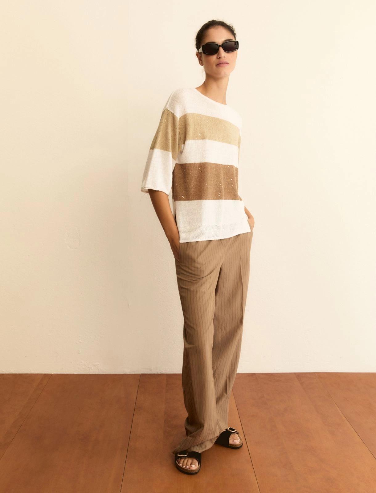 maglia in misto lino EMMESULE 001 EMME MARELLA 