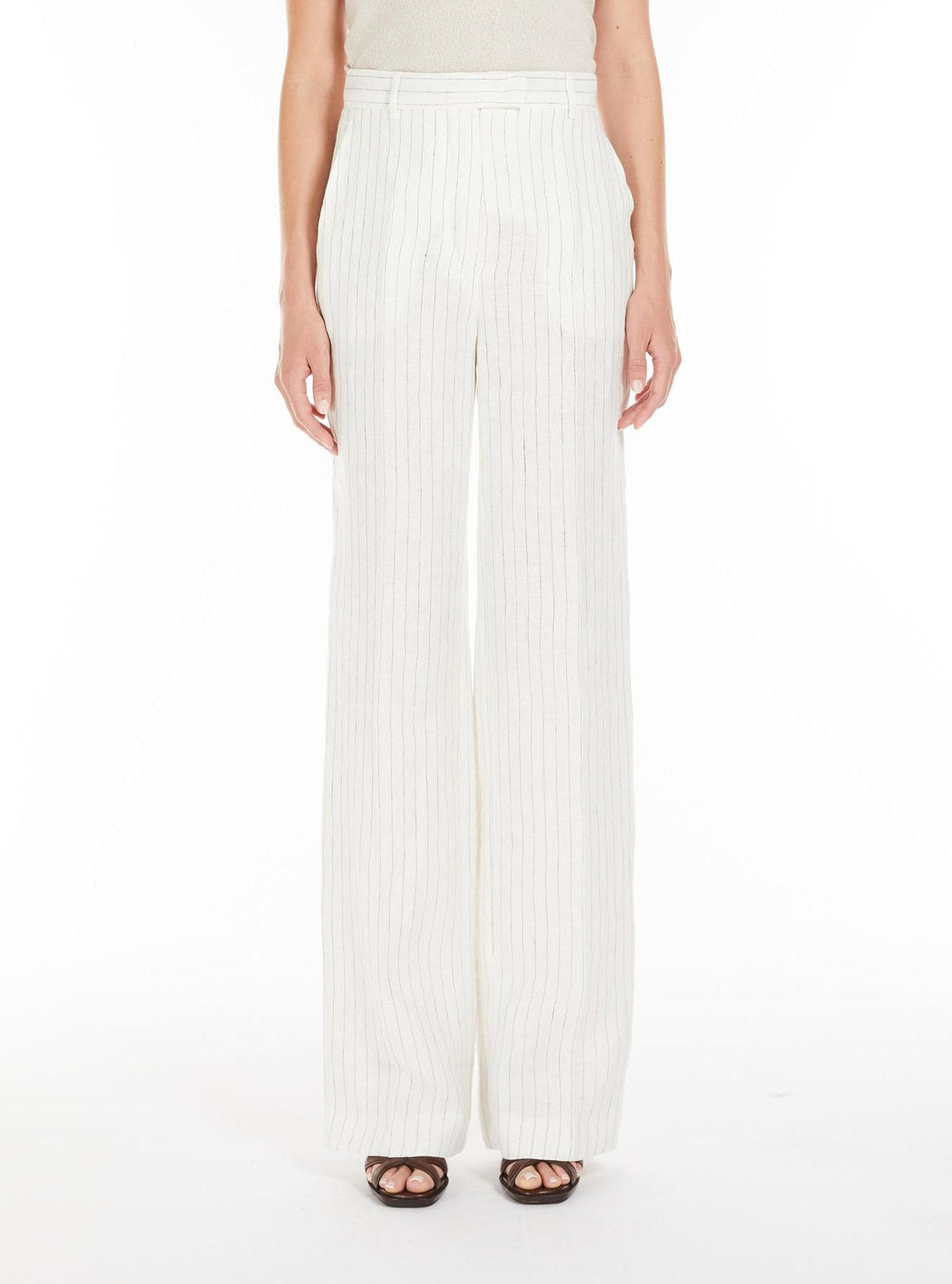 pantalone in lino melange SATIRA 007 MAXMARA 