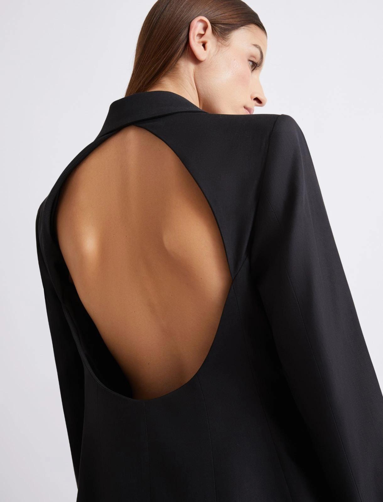 blazer con schiena scoperta MLLFUMATO 004 MARella 