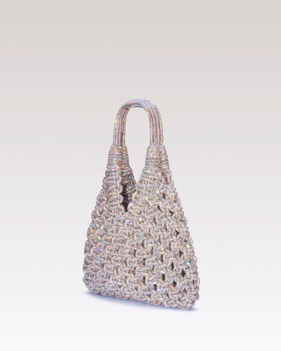 borsa vannifique cristalli VANNIFIQUE AURORA BOREALE HIBOURAMA 