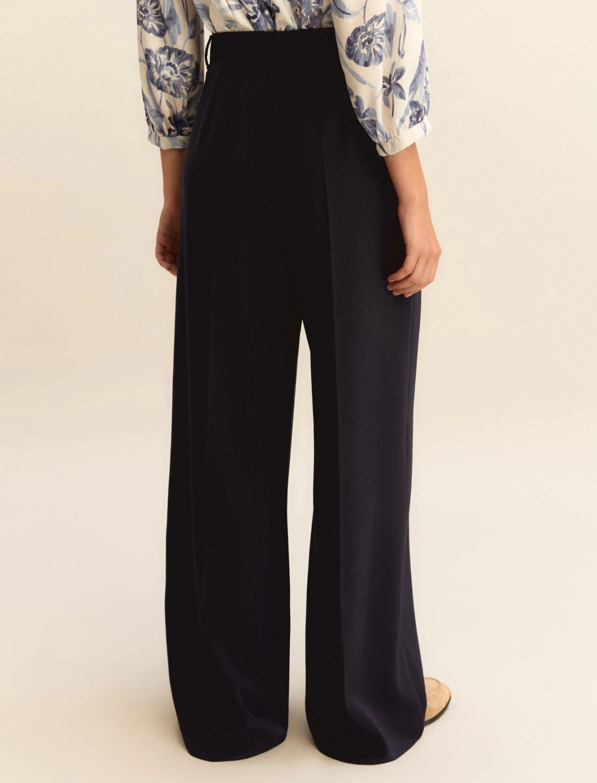 pantalone ampio in twill EMMASSENZI 005 EMME MARELLA 