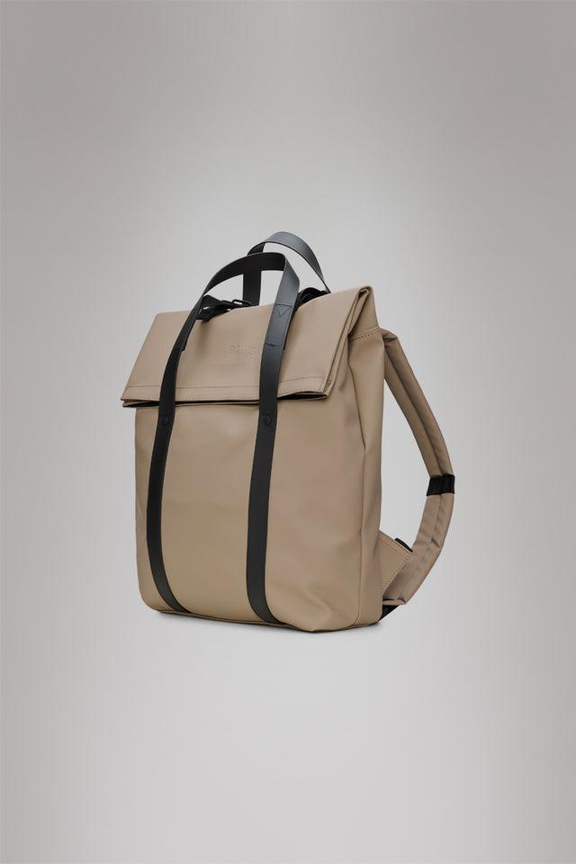 2 way tote backpack 12940 BEIGE RAINS 