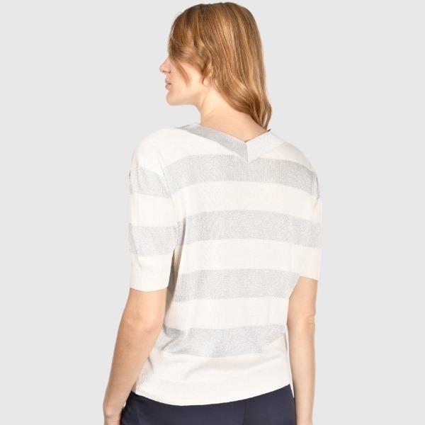 t-shirt in maglia 57220 23702 005 GRAN SASSO 