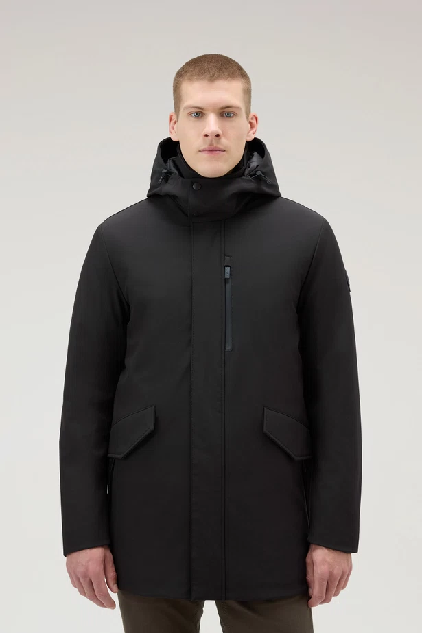 Cappotto Barrow mac in tech softshell CFWOOU0792MRUT3496 100 WOOLRICH 