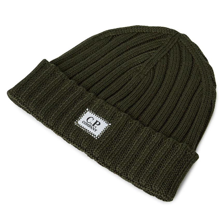 berretto in lana merino extra fine 17CMAC120A 005509A 683 CP COMPANY 