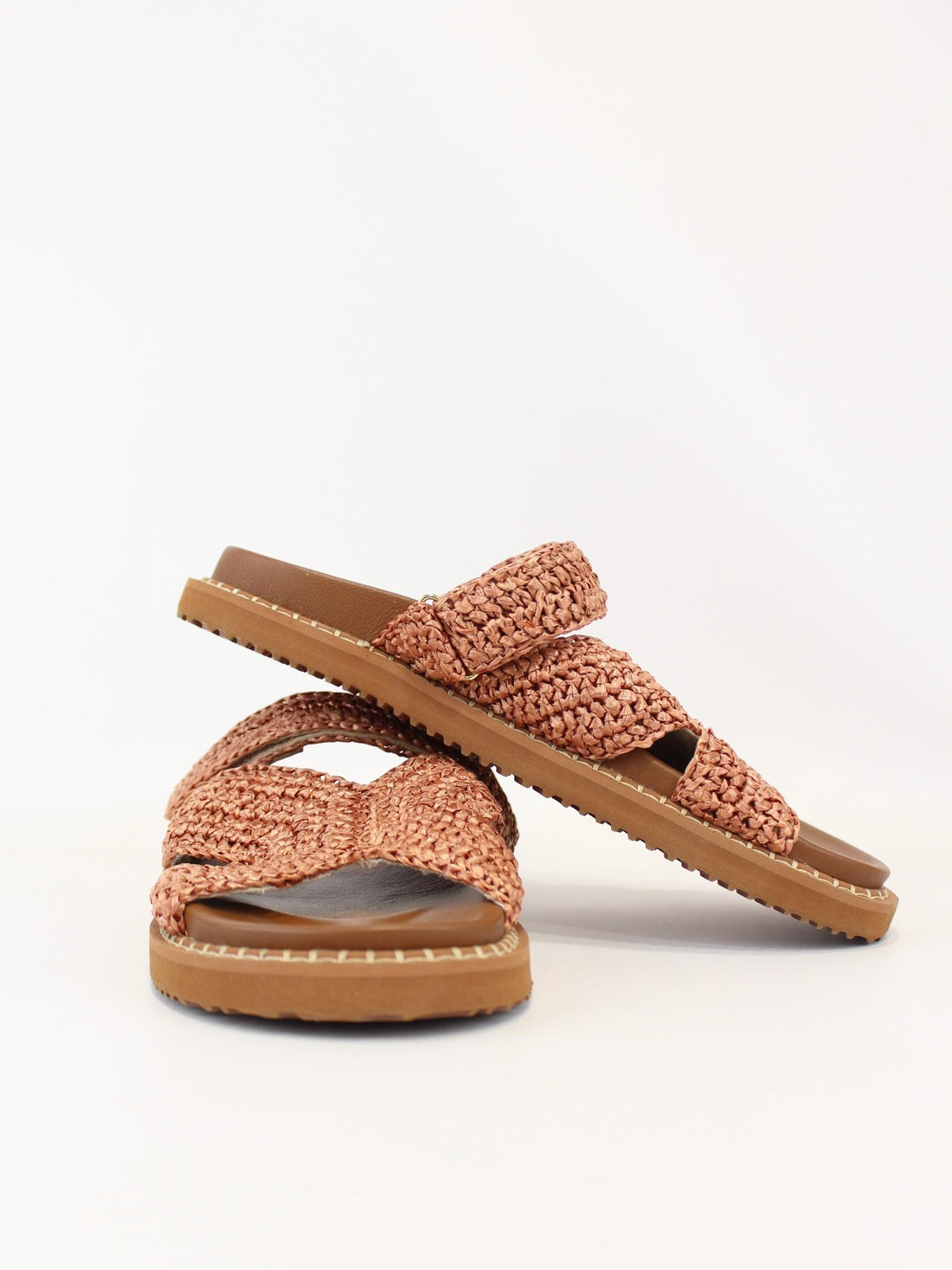 sandalo zoey in raffia intrecciata ZOEY PALO SANTO DE SIENA 