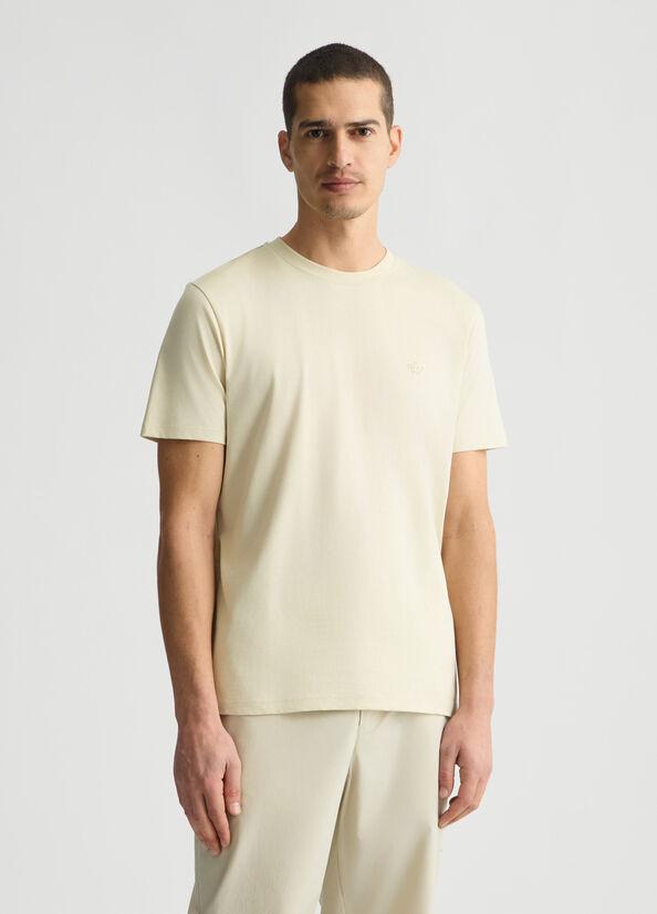 t-shirt basic con logo QA5145J4819 46305 liU JO 