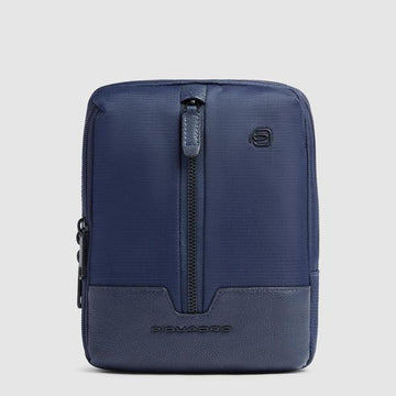 borsello in tessuto e pelle CA3084W138 BLU PIQUADRO 
