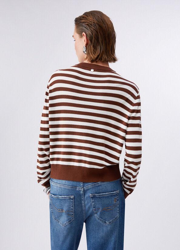 cardigan con inserto WA6384MS49I P9245 LIU JO WHITE 