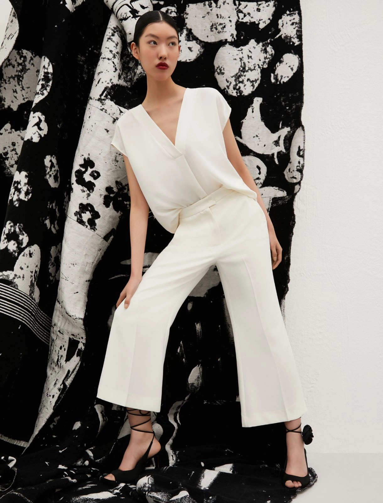 pantalone flare ghiera GHIERA 001 MARella 