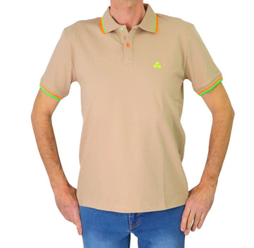 polo con contrasti fluo NEW SELANDINA 802 PeUTEREY 