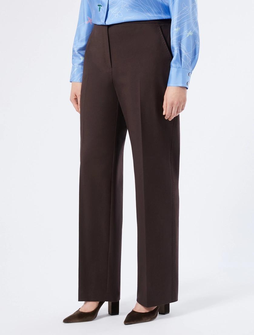 pantalone in twill di cotone ACCENTO 002 MARINA RINALDI 