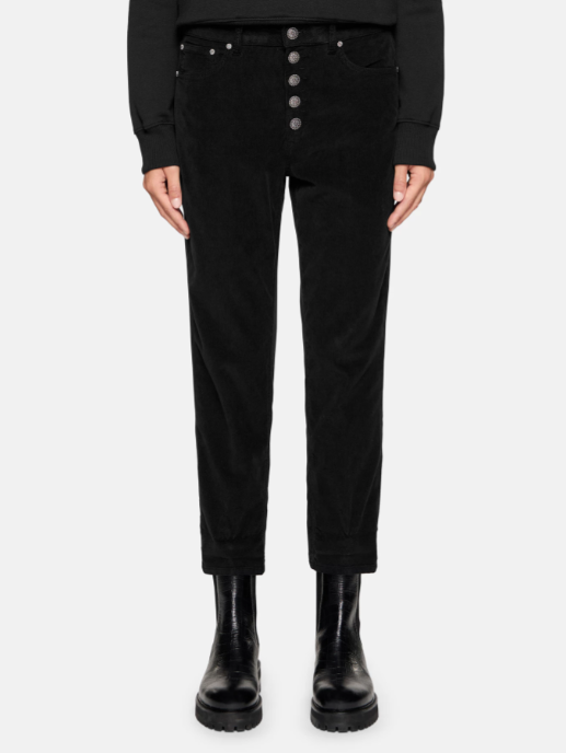 pantalone koons in velluto DP268B VS0030 999 DONDUP 