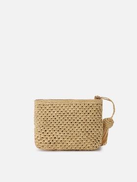pochette raffia pouch RAFFIA POUCH 00878 MC2 SAINT BARTH 